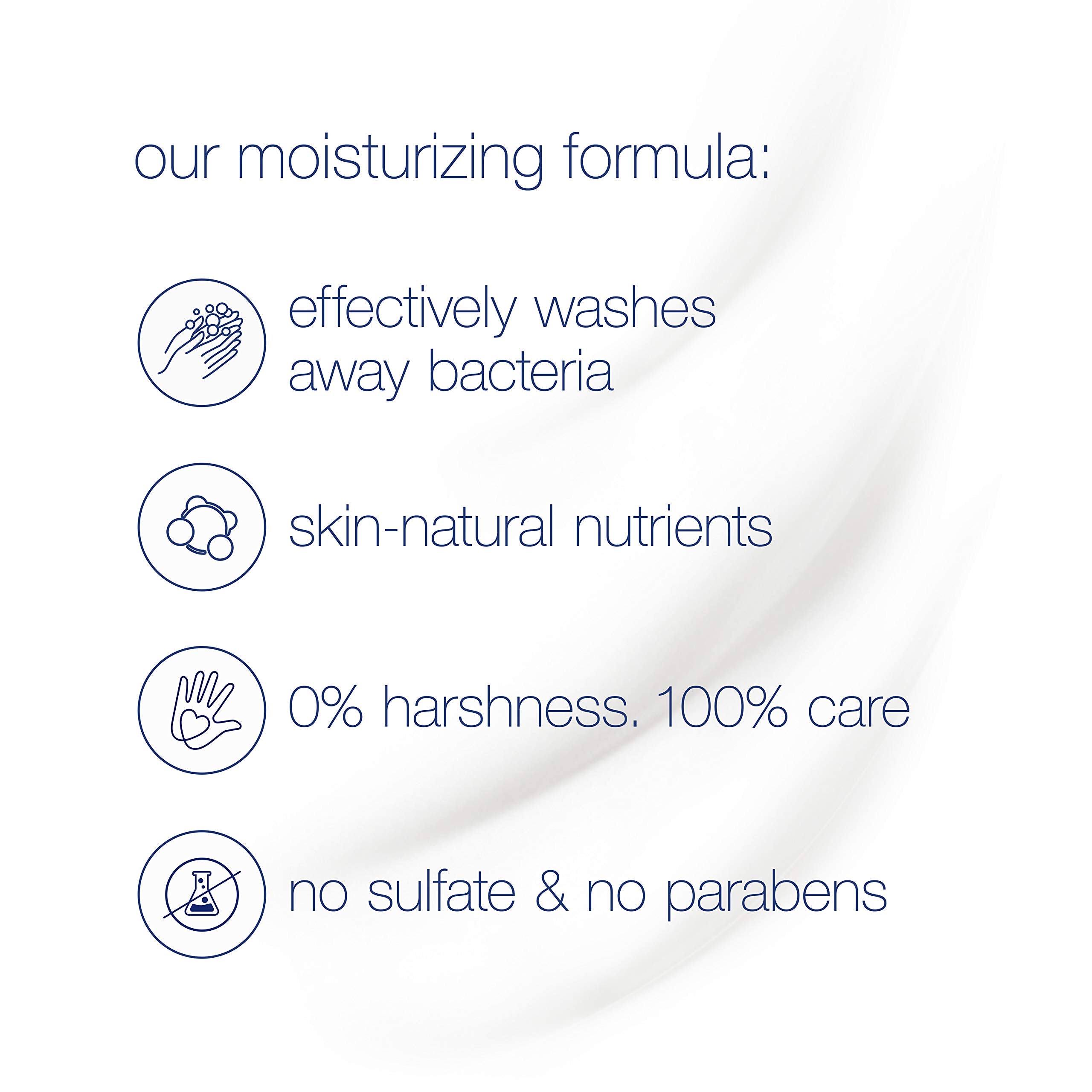 Dove Body Wash Nourishing Sensitive Skin Sulfate Free and Hypoallergenic 22 oz, 4 count